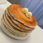 Corporate Cake: Pancake Cake for Silver Diner’s 35th anniversary by Mimi The Cake Architect
