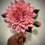 Sugar Dahlia: Worton Blue Streak by Mimi The Cake Architect