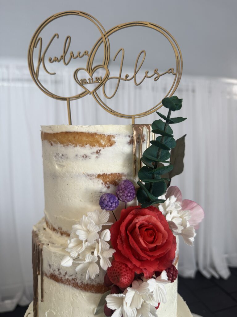 Naked Wedding Cake